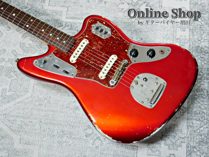 USED 2014 Fender Custom Shop MBS "Dale Wilson" 1965 Jaguar Relic Matching Head Candy Apple Red