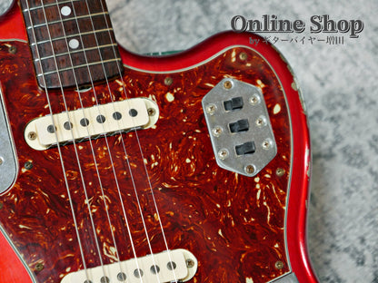 USED 2014 Fender Custom Shop MBS "Dale Wilson" 1965 Jaguar Relic Matching Head Candy Apple Red
