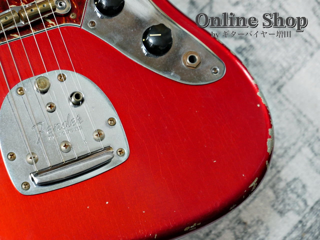 USED 2014 Fender Custom Shop MBS "Dale Wilson" 1965 Jaguar Relic Matching Head Candy Apple Red