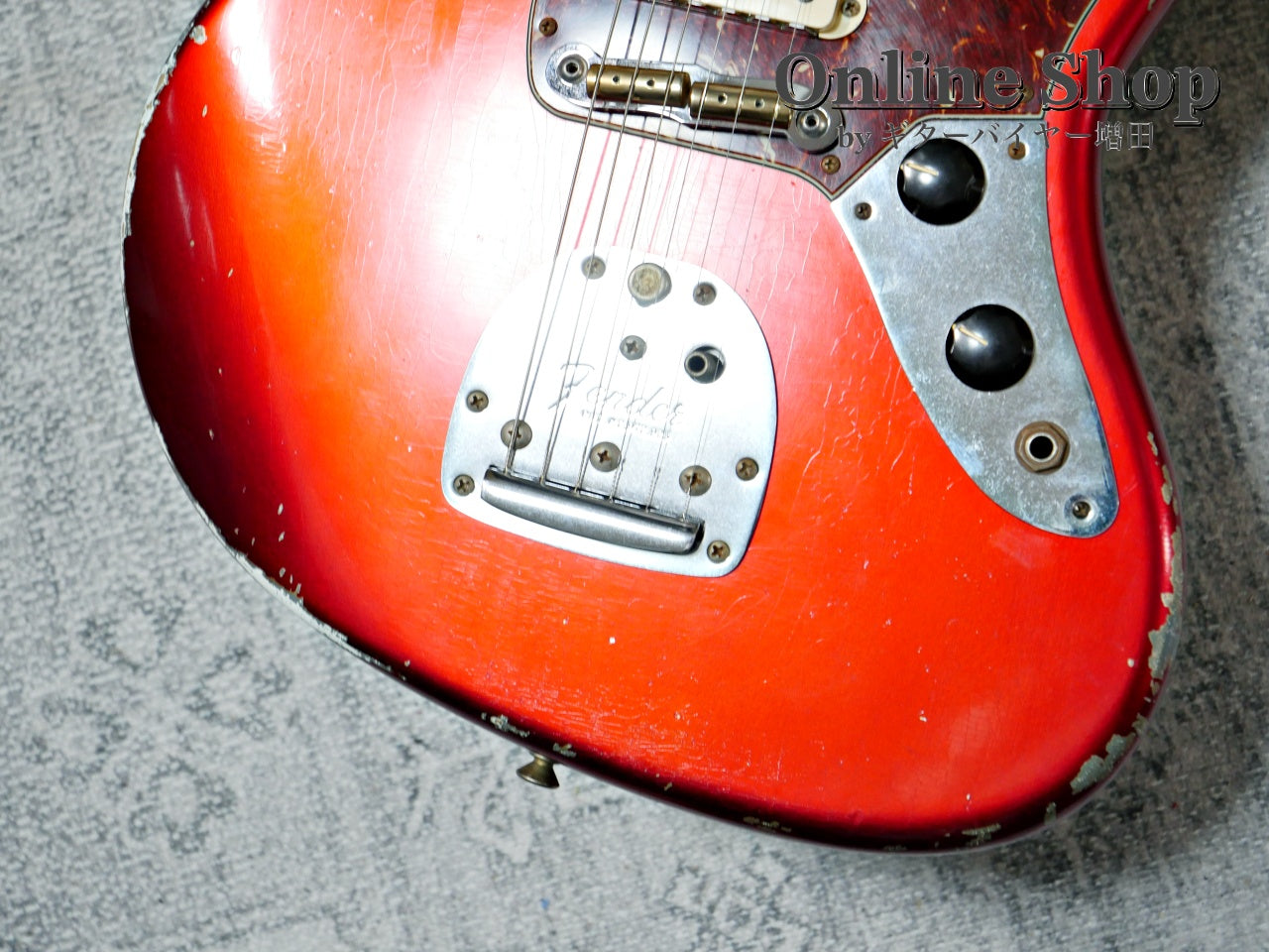 USED 2014 Fender Custom Shop MBS "Dale Wilson" 1965 Jaguar Relic Matching Head Candy Apple Red
