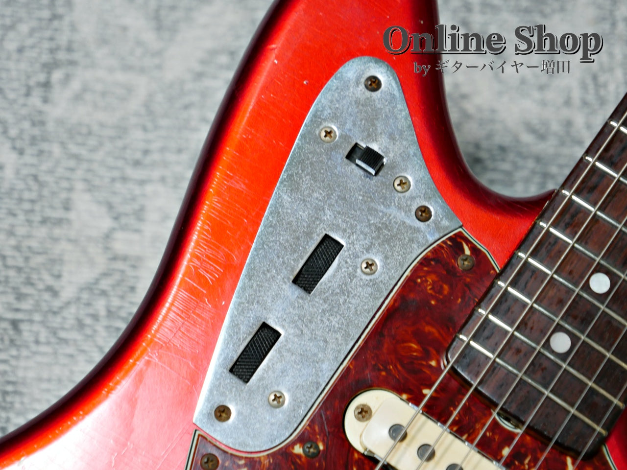 USED 2014 Fender Custom Shop MBS "Dale Wilson" 1965 Jaguar Relic Matching Head Candy Apple Red