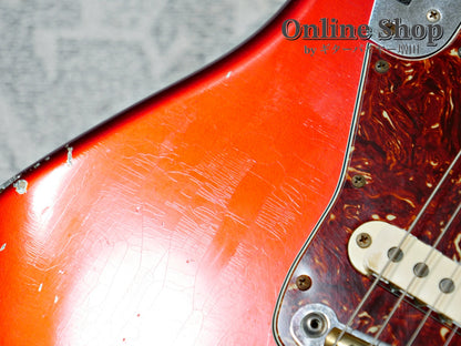 USED 2014 Fender Custom Shop MBS "Dale Wilson" 1965 Jaguar Relic Matching Head Candy Apple Red