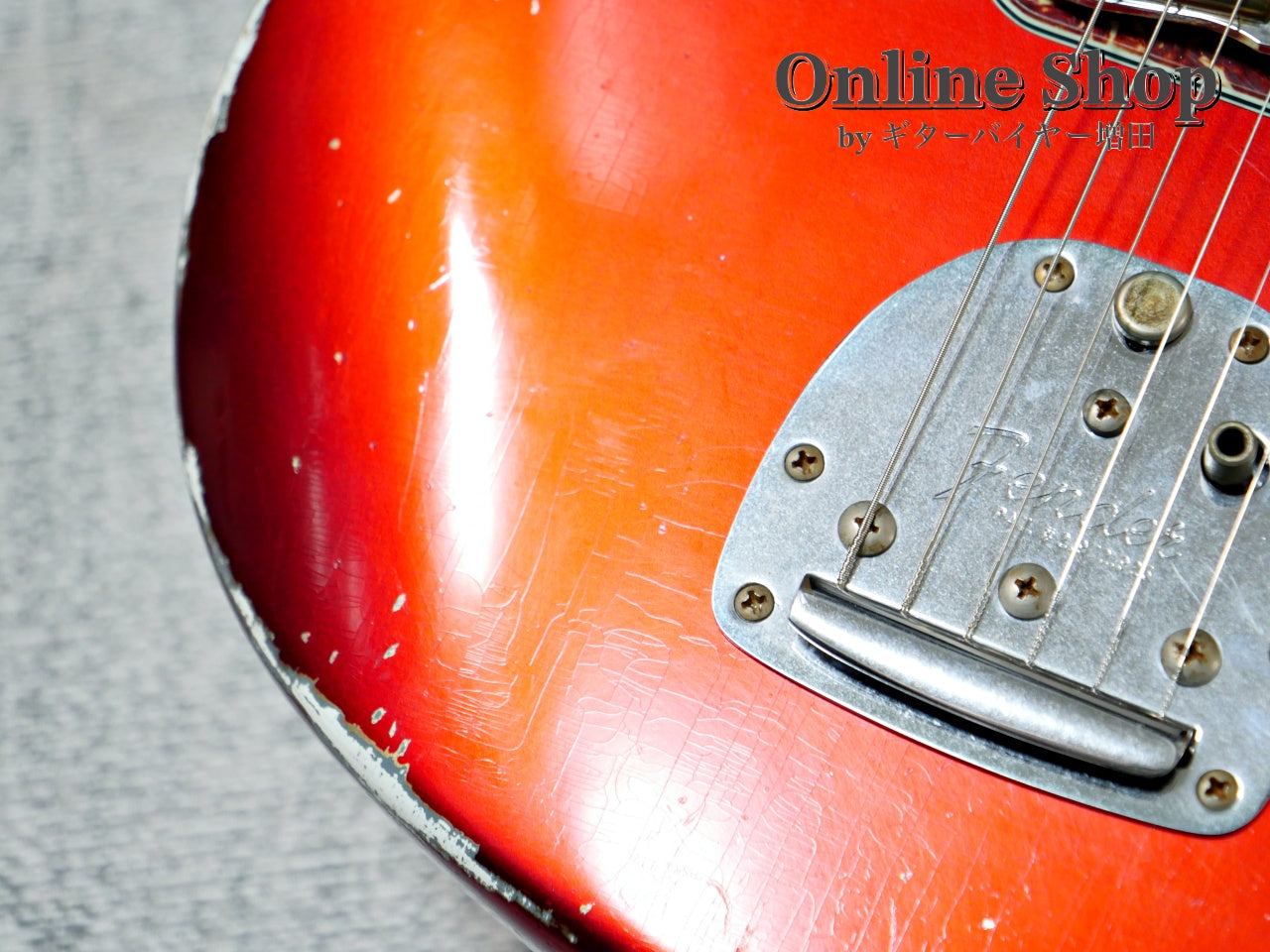 USED 2014 Fender Custom Shop MBS "Dale Wilson" 1965 Jaguar Relic Matching Head Candy Apple Red