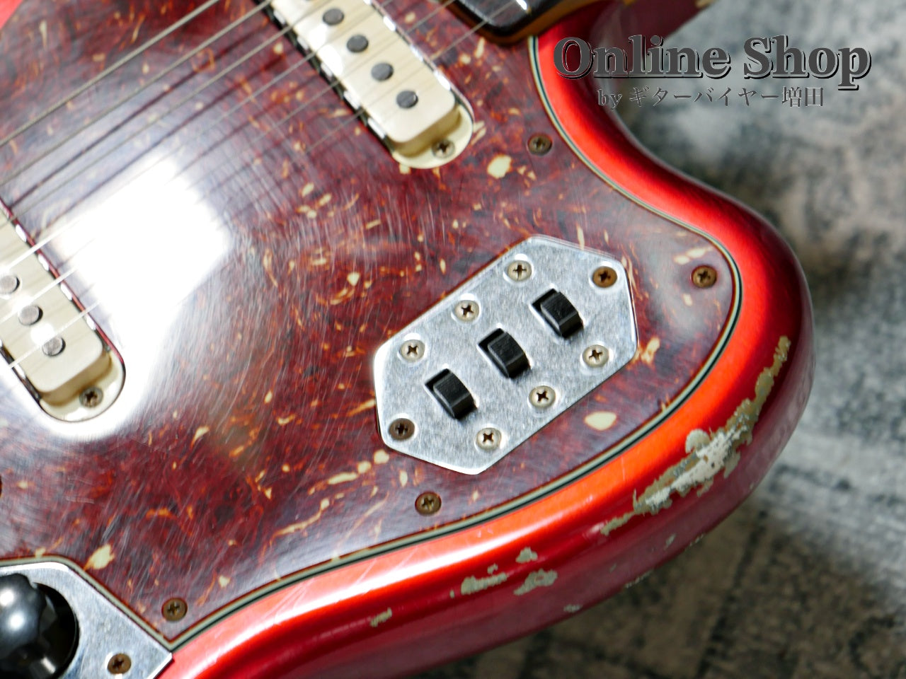 USED 2014 Fender Custom Shop MBS "Dale Wilson" 1965 Jaguar Relic Matching Head Candy Apple Red