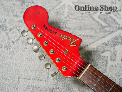 USED 2014 Fender Custom Shop MBS "Dale Wilson" 1965 Jaguar Relic Matching Head Candy Apple Red