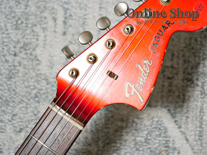 USED 2014 Fender Custom Shop MBS "Dale Wilson" 1965 Jaguar Relic Matching Head Candy Apple Red
