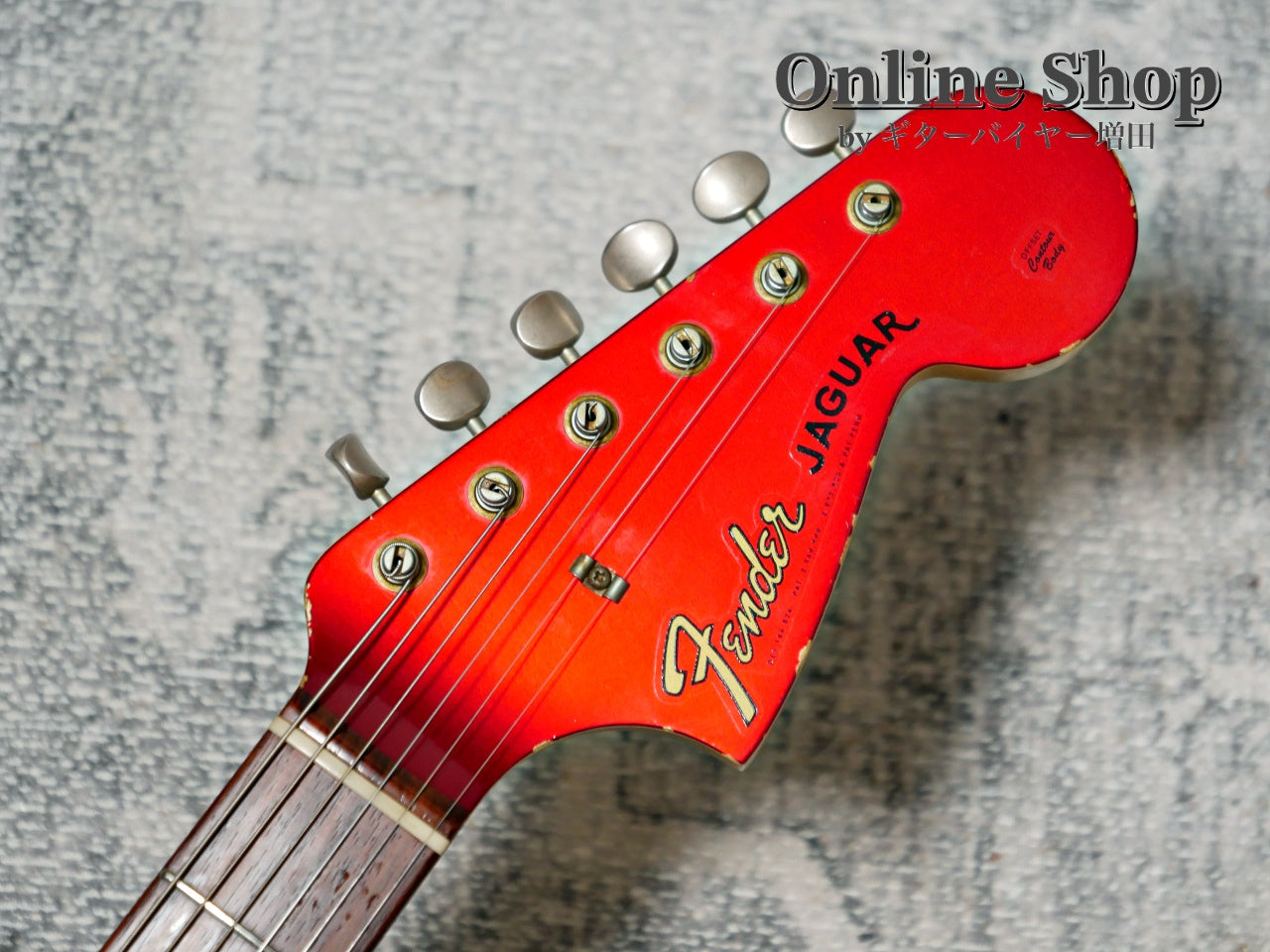 USED 2014 Fender Custom Shop MBS "Dale Wilson" 1965 Jaguar Relic Matching Head Candy Apple Red
