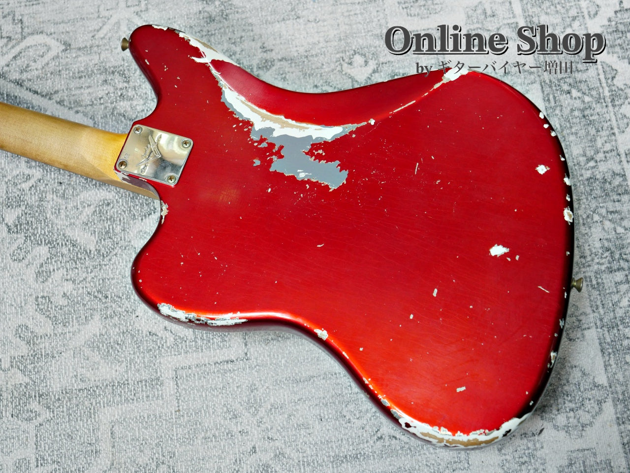 USED 2014 Fender Custom Shop MBS "Dale Wilson" 1965 Jaguar Relic Matching Head Candy Apple Red