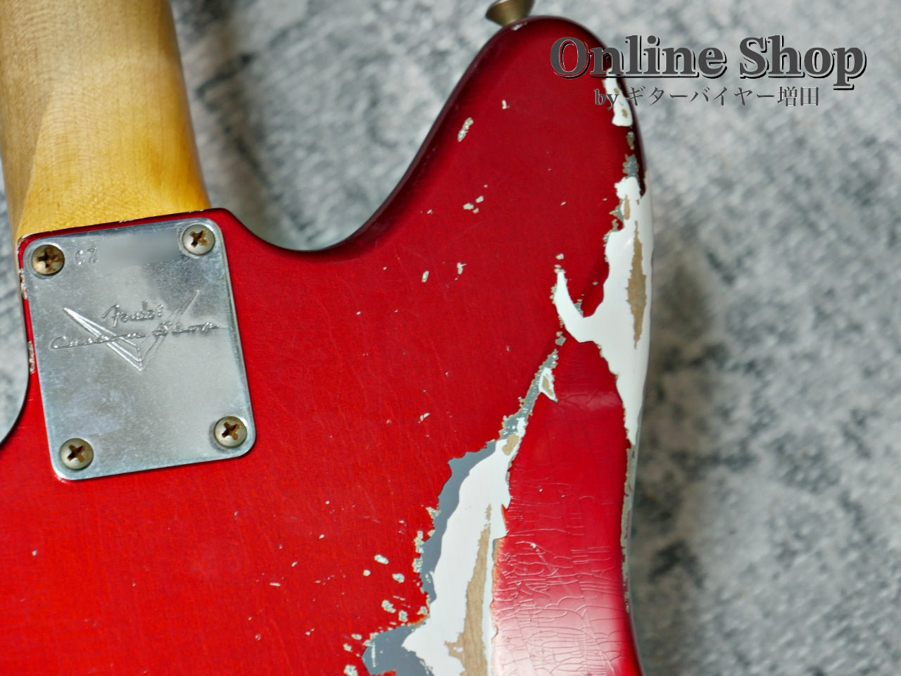 USED 2014 Fender Custom Shop MBS "Dale Wilson" 1965 Jaguar Relic Matching Head Candy Apple Red