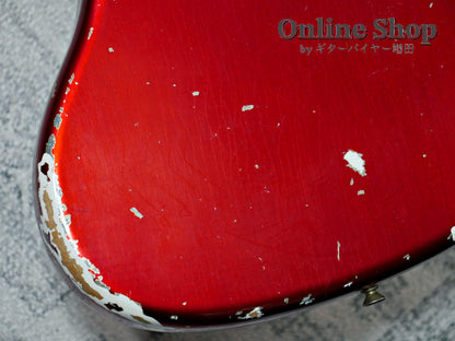 USED 2014 Fender Custom Shop MBS "Dale Wilson" 1965 Jaguar Relic Matching Head Candy Apple Red