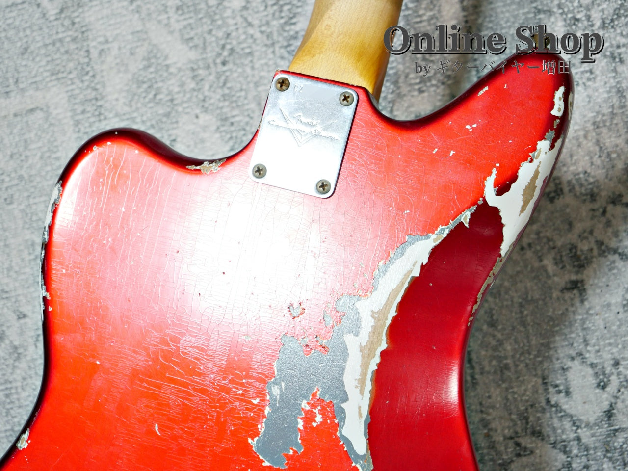 USED 2014 Fender Custom Shop MBS "Dale Wilson" 1965 Jaguar Relic Matching Head Candy Apple Red
