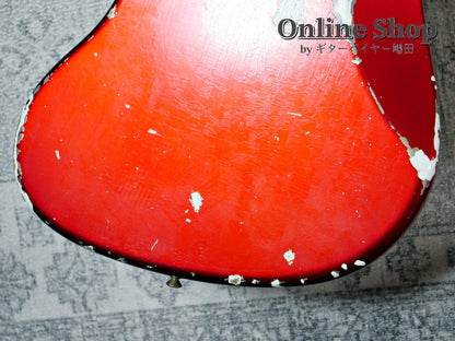 USED 2014 Fender Custom Shop MBS "Dale Wilson" 1965 Jaguar Relic Matching Head Candy Apple Red
