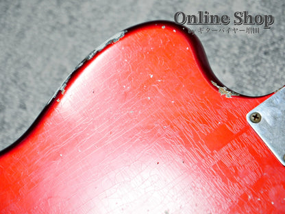 USED 2014 Fender Custom Shop MBS "Dale Wilson" 1965 Jaguar Relic Matching Head Candy Apple Red