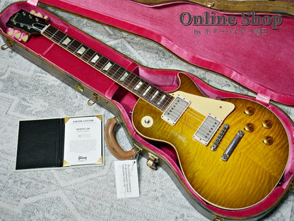 USED 2022 Gibson Custom Shop Murphy Lab 1959 Les Paul Standard Reissue Heavy Aged Green Lemon Fade