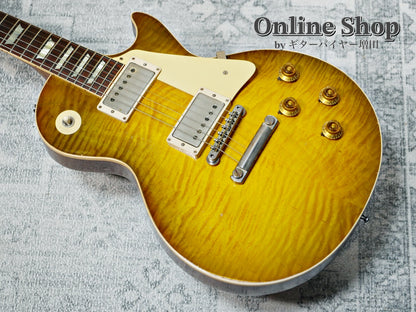 USED 2022 Gibson Custom Shop Murphy Lab 1959 Les Paul Standard Reissue Heavy Aged Green Lemon Fade