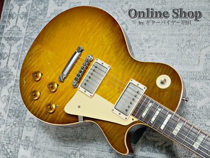 USED 2022 Gibson Custom Shop Murphy Lab 1959 Les Paul Standard Reissue Heavy Aged Green Lemon Fade