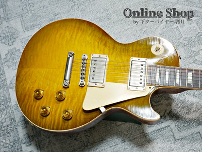 USED 2022 Gibson Custom Shop Murphy Lab 1959 Les Paul Standard Reissue Heavy Aged Green Lemon Fade