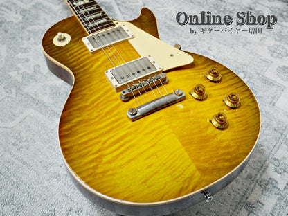 USED 2022 Gibson Custom Shop Murphy Lab 1959 Les Paul Standard Reissue Heavy Aged Green Lemon Fade