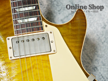 USED 2022 Gibson Custom Shop Murphy Lab 1959 Les Paul Standard Reissue Heavy Aged Green Lemon Fade