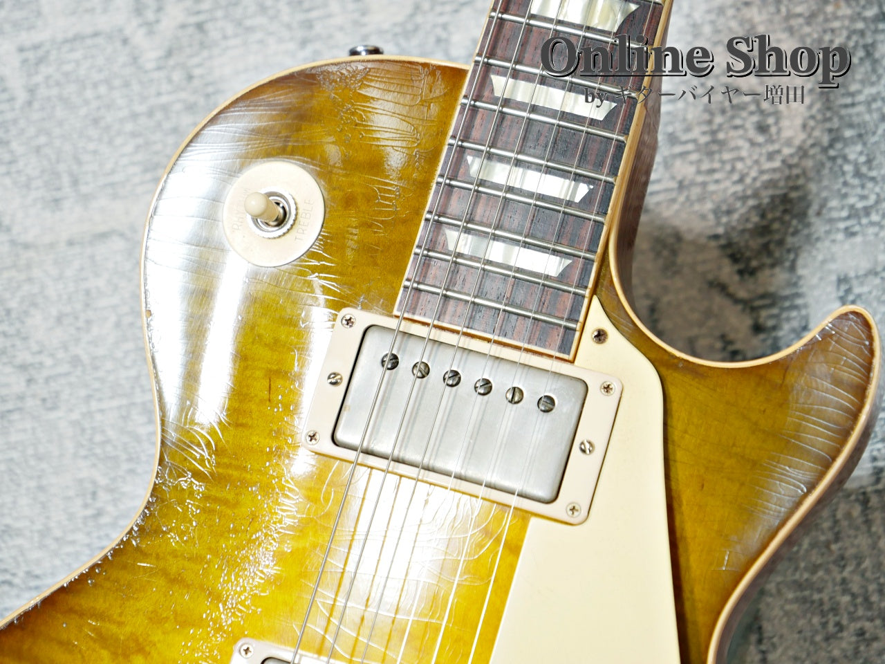 USED 2022 Gibson Custom Shop Murphy Lab 1959 Les Paul Standard Reissue Heavy Aged Green Lemon Fade