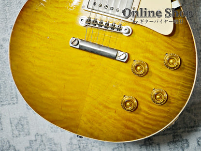 USED 2022 Gibson Custom Shop Murphy Lab 1959 Les Paul Standard Reissue Heavy Aged Green Lemon Fade
