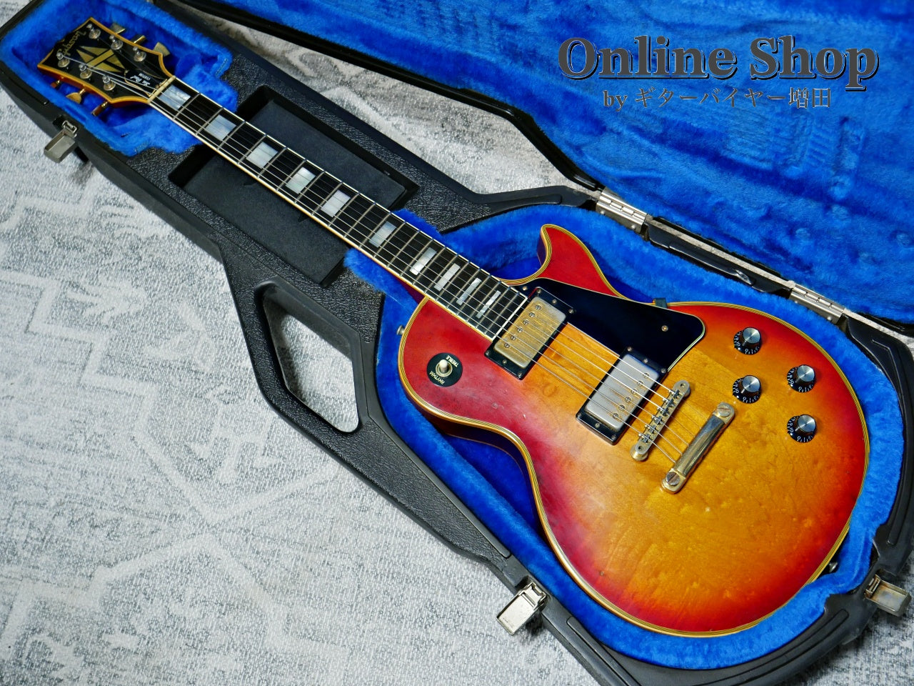 VINTAGE 1976 Gibson Les Paul Custom Cherry Sunburst – ギター