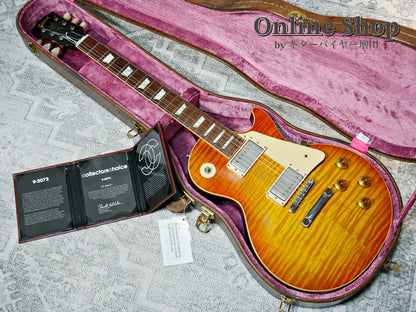 USED 2017 Gibson Custom Shop Limited Run (Collector's Choice #44) 1959 Les Paul Reissue "Happy Jack" Aged Happy Jack Burst