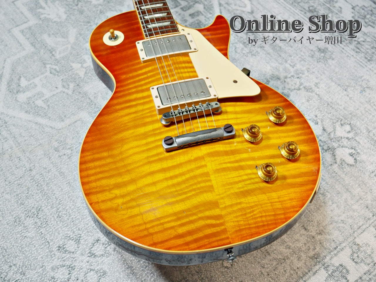 USED 2017 Gibson Custom Shop Limited Run (Collector's Choice #44) 1959 Les Paul Reissue "Happy Jack" Aged Happy Jack Burst