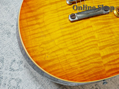 USED 2017 Gibson Custom Shop Limited Run (Collector's Choice #44) 1959 Les Paul Reissue "Happy Jack" Aged Happy Jack Burst