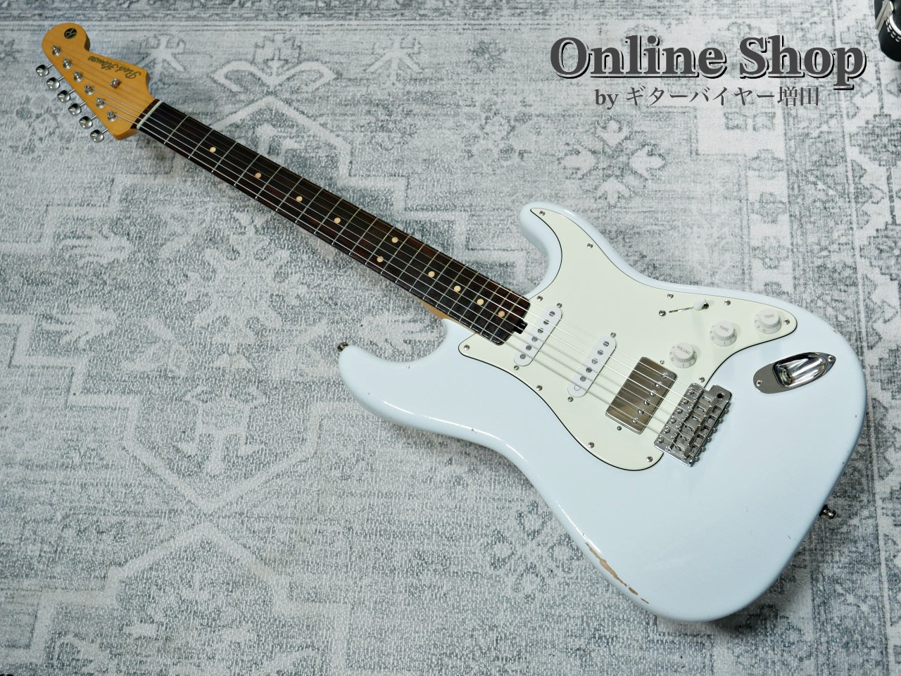 USED 2019s Red House Guitars S-Type Aged Sonic Blue