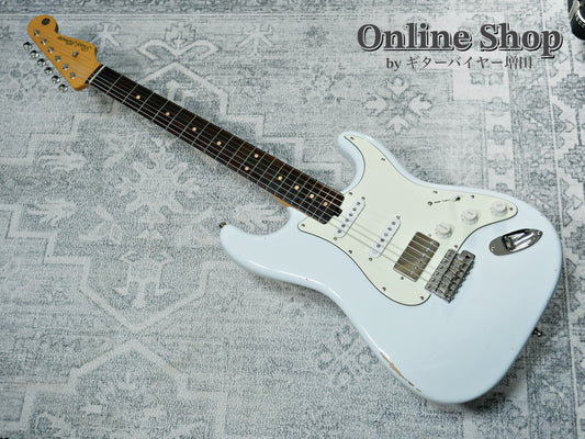 USED 2019s Red House Guitars S-Type Aged Sonic Blue