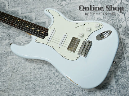 USED 2019s Red House Guitars S-Type Aged Sonic Blue