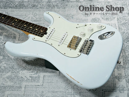 USED 2019s Red House Guitars S-Type Aged Sonic Blue