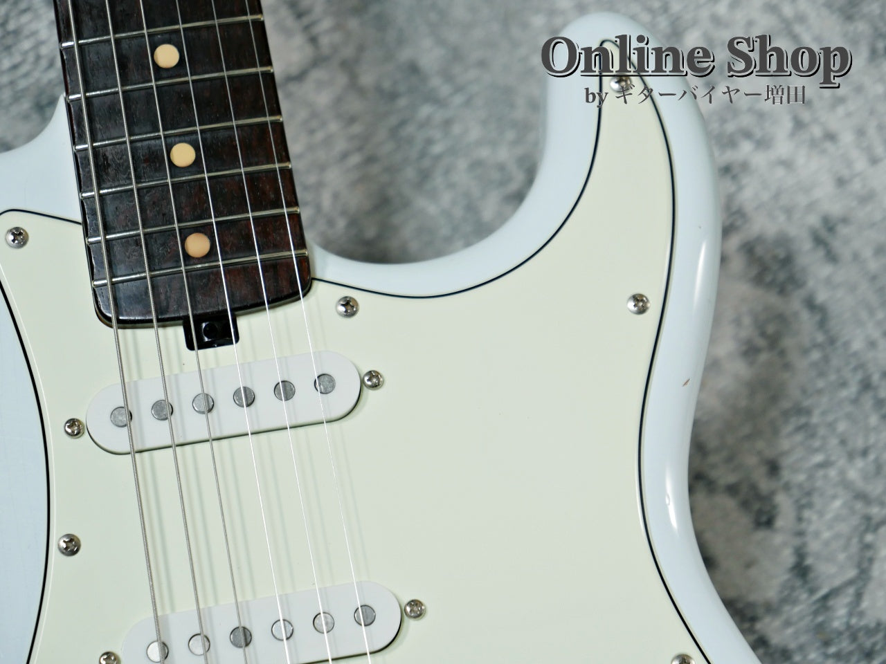 USED 2019s Red House Guitars S-Type Aged Sonic Blue