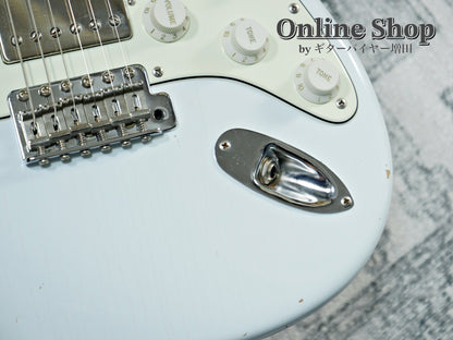 USED 2019s Red House Guitars S-Type Aged Sonic Blue