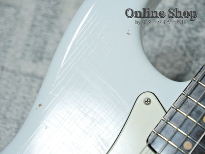 USED 2019s Red House Guitars S-Type Aged Sonic Blue