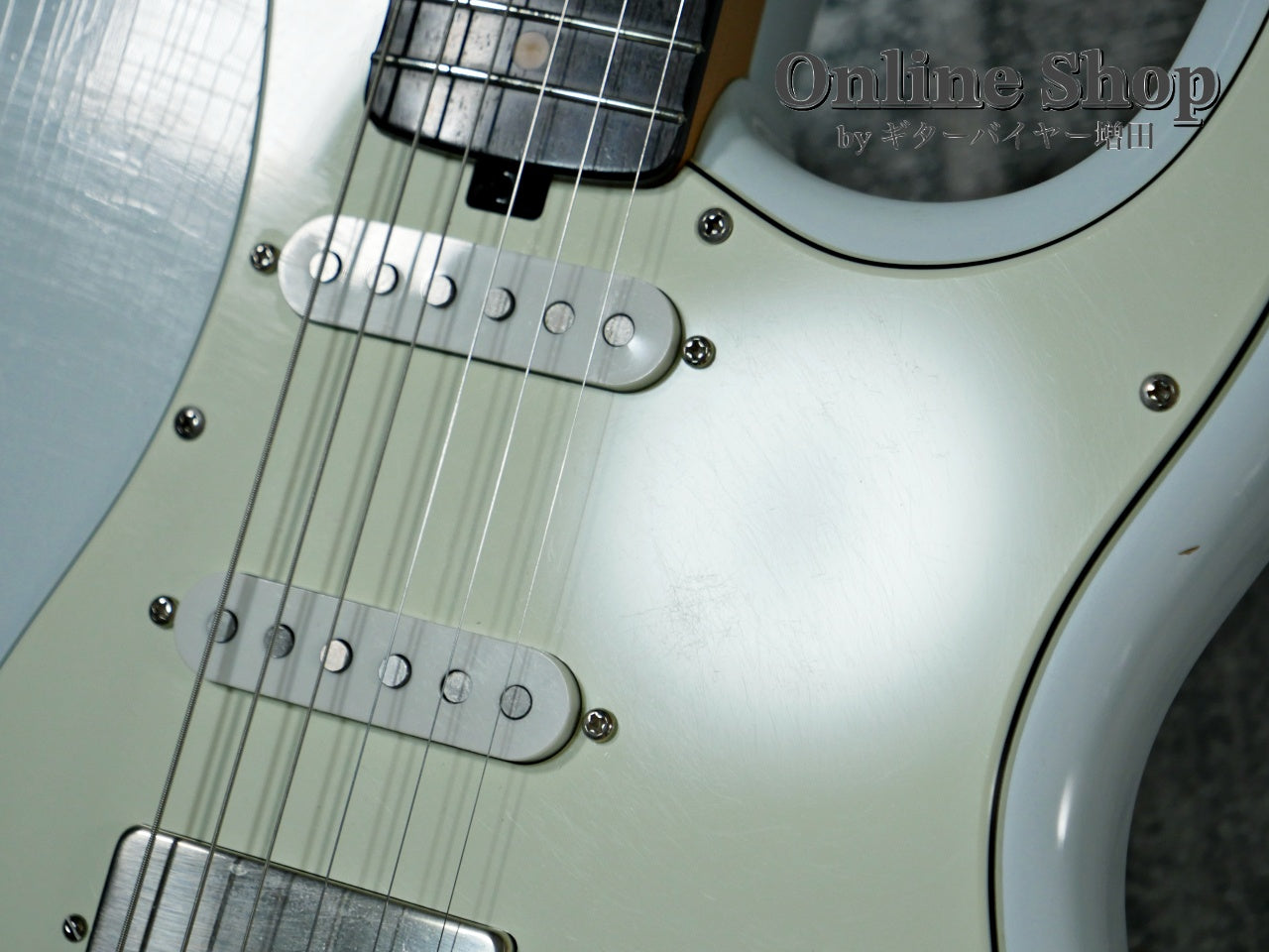 USED 2019s Red House Guitars S-Type Aged Sonic Blue