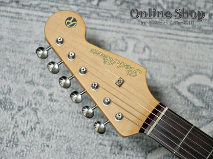 USED 2019s Red House Guitars S-Type Aged Sonic Blue