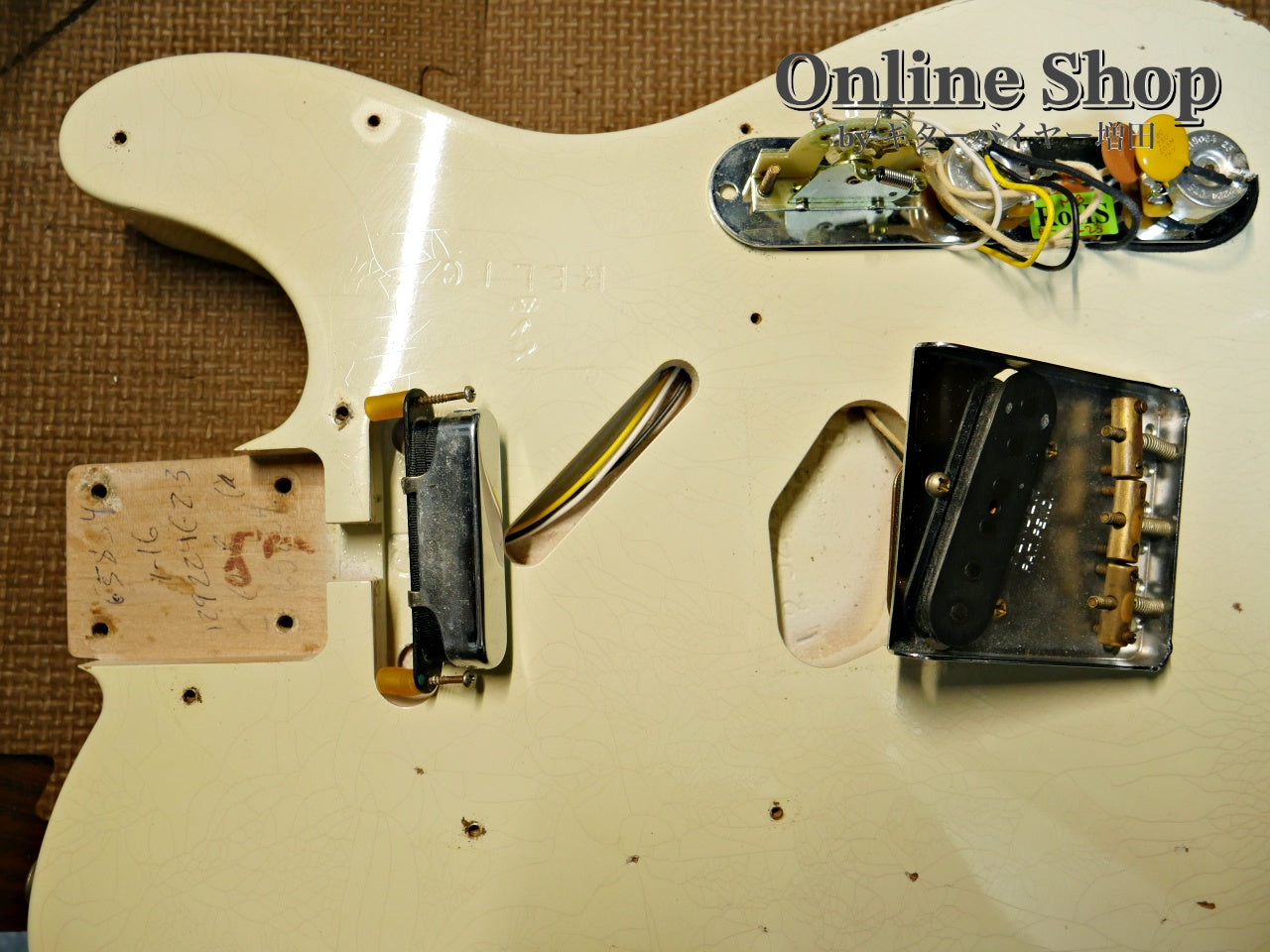 【HOLD】USED 2023 Fender Custom Shop "LIMITED EDITION" 1961 Telecaster Relic Aged Olympic White