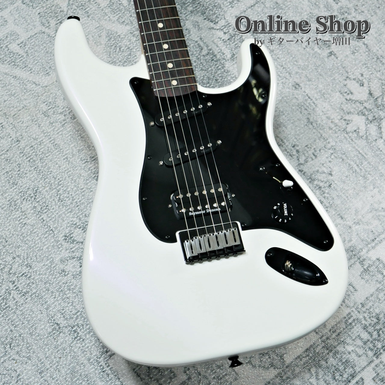 USED 2025 Charvel Custom Shop Jake E Lee Signature Pearl White with Lavendar Hue
