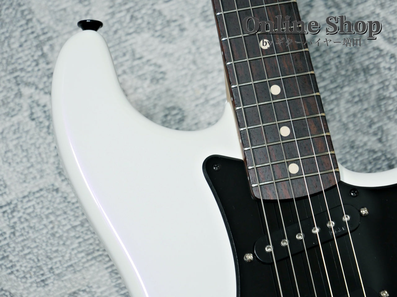 USED 2025 Charvel Custom Shop Jake E Lee Signature Pearl White with Lavendar Hue