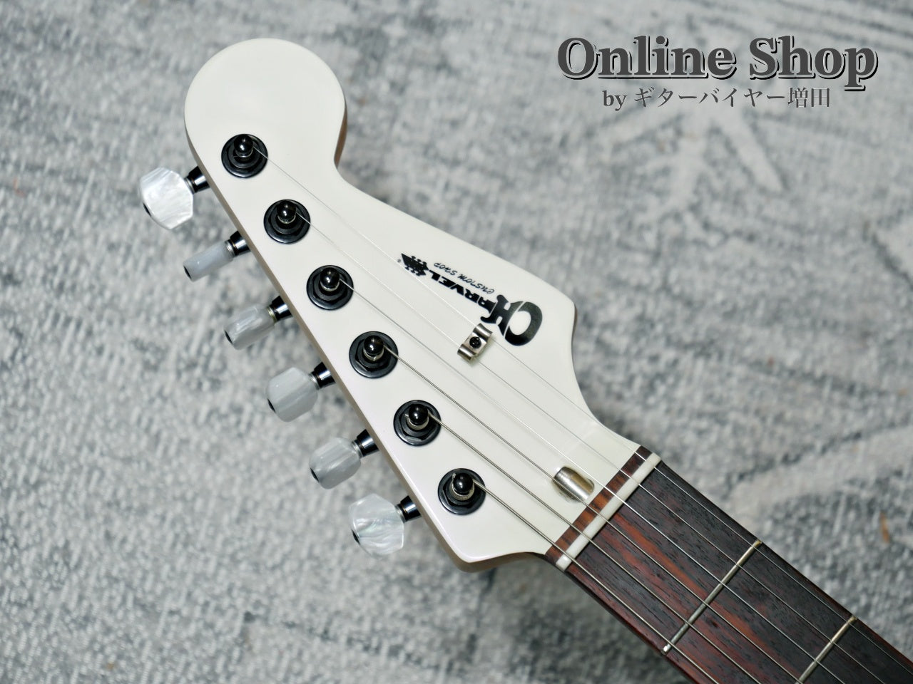 USED 2025 Charvel Custom Shop Jake E Lee Signature Pearl White with Lavendar Hue