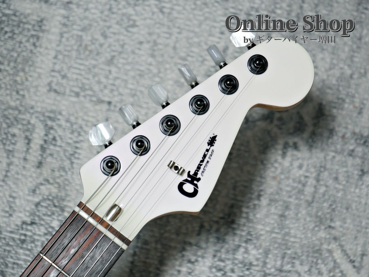USED 2025 Charvel Custom Shop Jake E Lee Signature Pearl White with Lavendar Hue