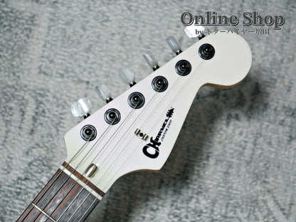 USED 2025 Charvel Custom Shop Jake E Lee Signature Pearl White with Lavendar Hue