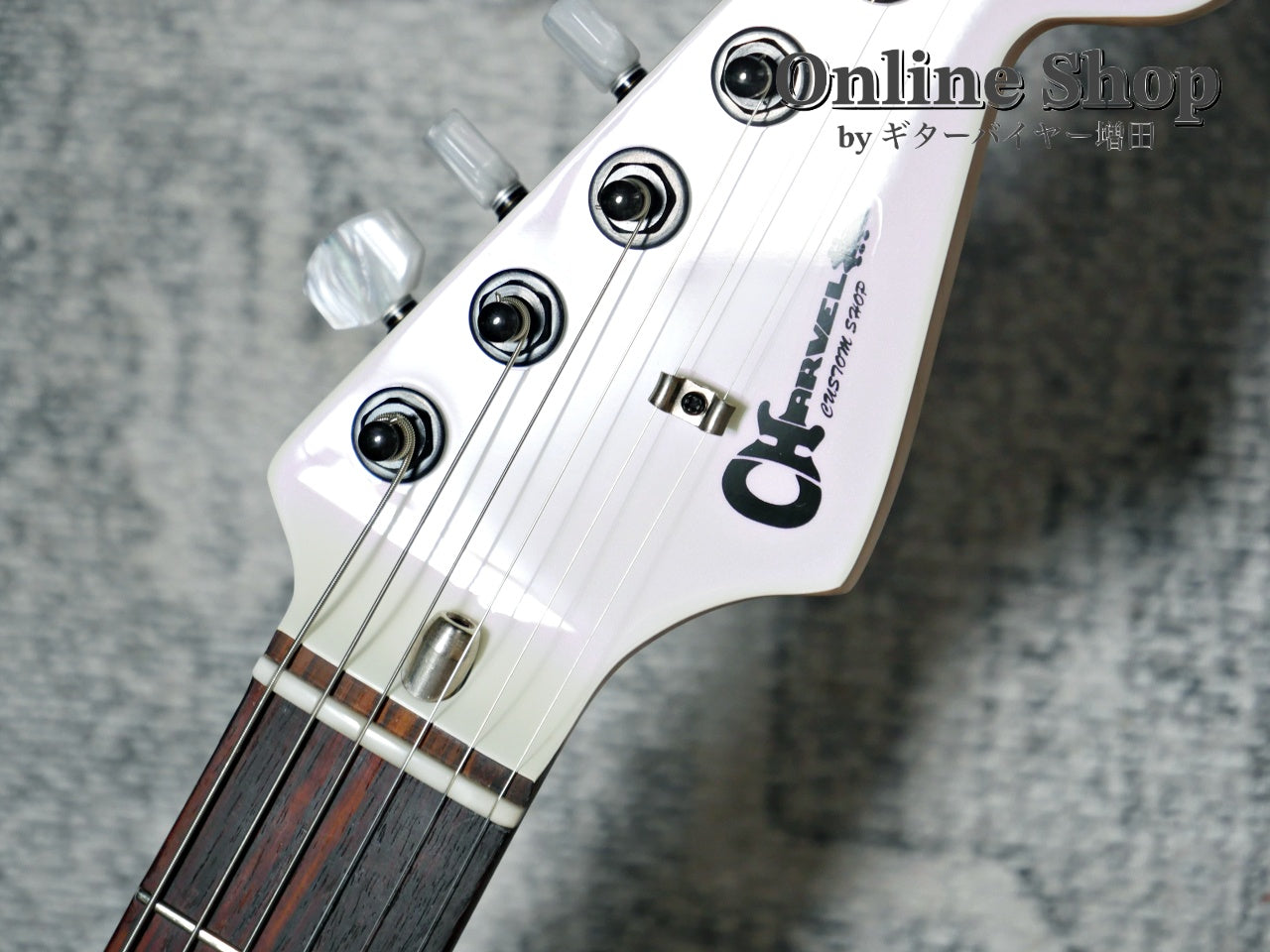 USED 2025 Charvel Custom Shop Jake E Lee Signature Pearl White with Lavendar Hue