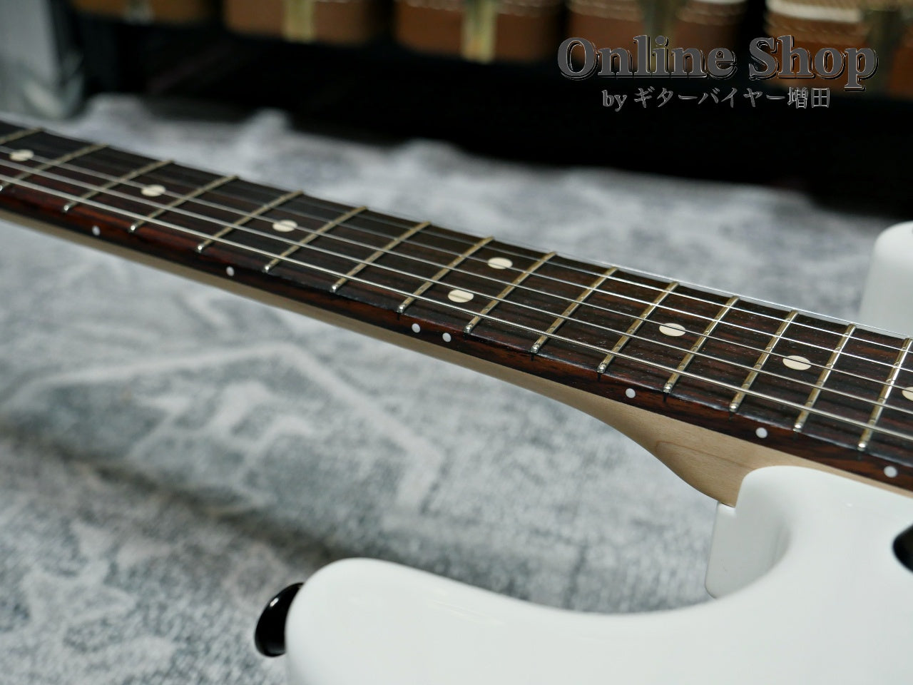 USED 2025 Charvel Custom Shop Jake E Lee Signature Pearl White with Lavendar Hue