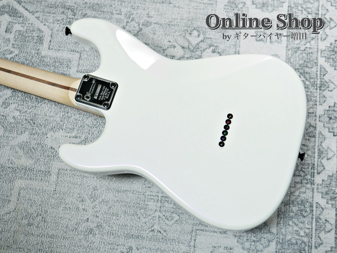USED 2025 Charvel Custom Shop Jake E Lee Signature Pearl White with Lavendar Hue