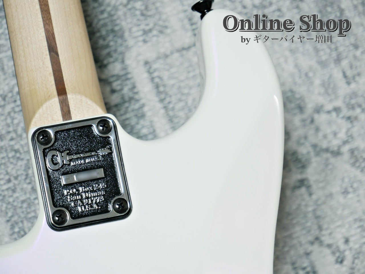 USED 2025 Charvel Custom Shop Jake E Lee Signature Pearl White with Lavendar Hue