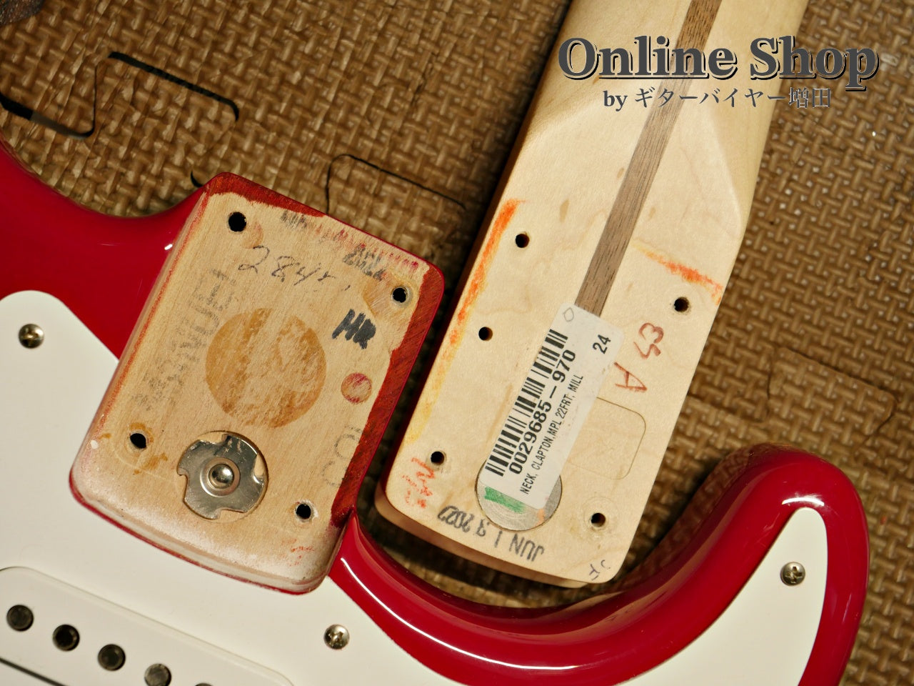 USED 2022 Fender Eric Clapton Stratocaster Torino Red