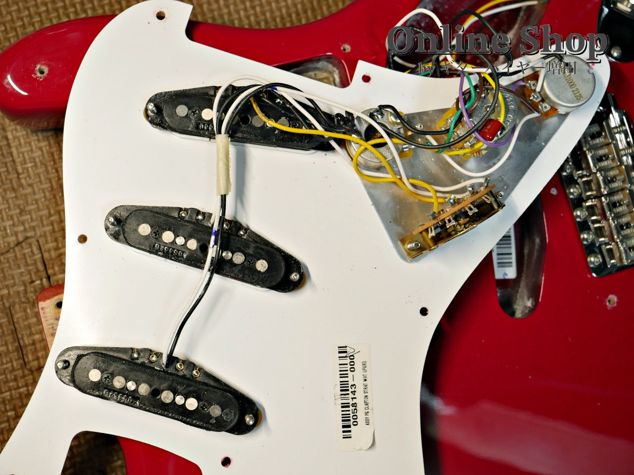 USED 2022 Fender Eric Clapton Stratocaster Torino Red